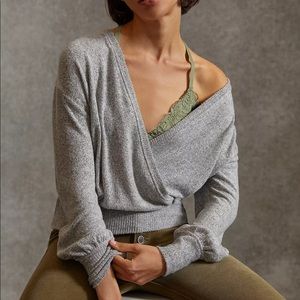 Anthropologie Rocio Surplice Top